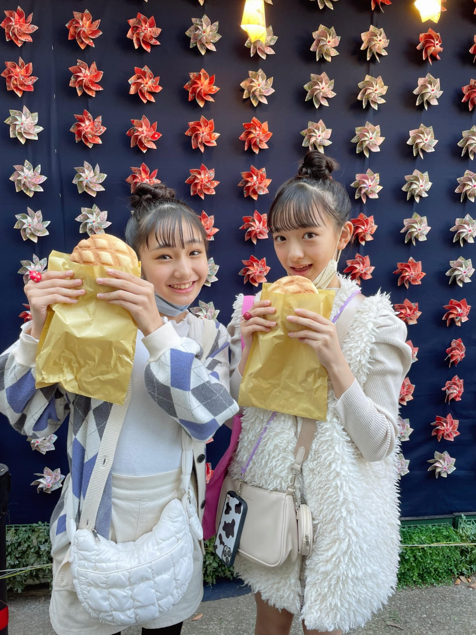 中瀬 梨里☆ブログ】おそろお団子ヘアで浅草におでかけしてきたよ