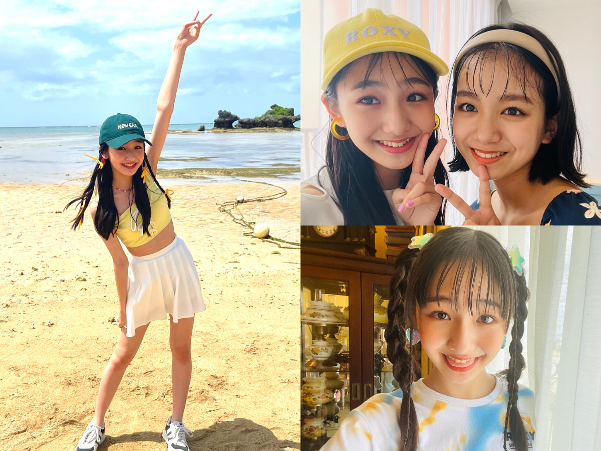 崎浜 梨瑚☆ブログ】沖縄ロケのオフショットを大公開🌻🌈 夏のデニム