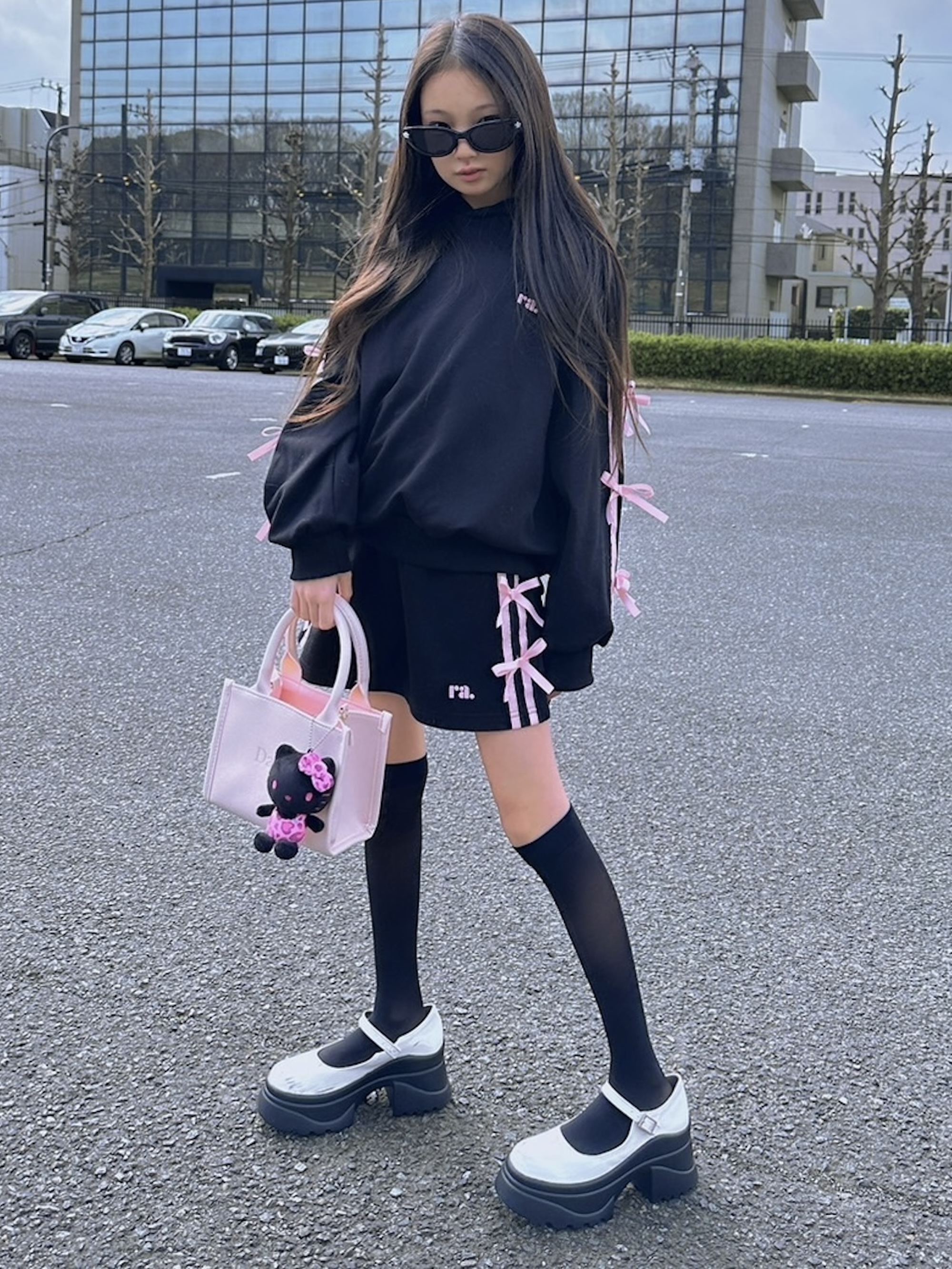 雫月 もも☆ブログ】春はスウェット＆バルーンスカートでギャルっぽ