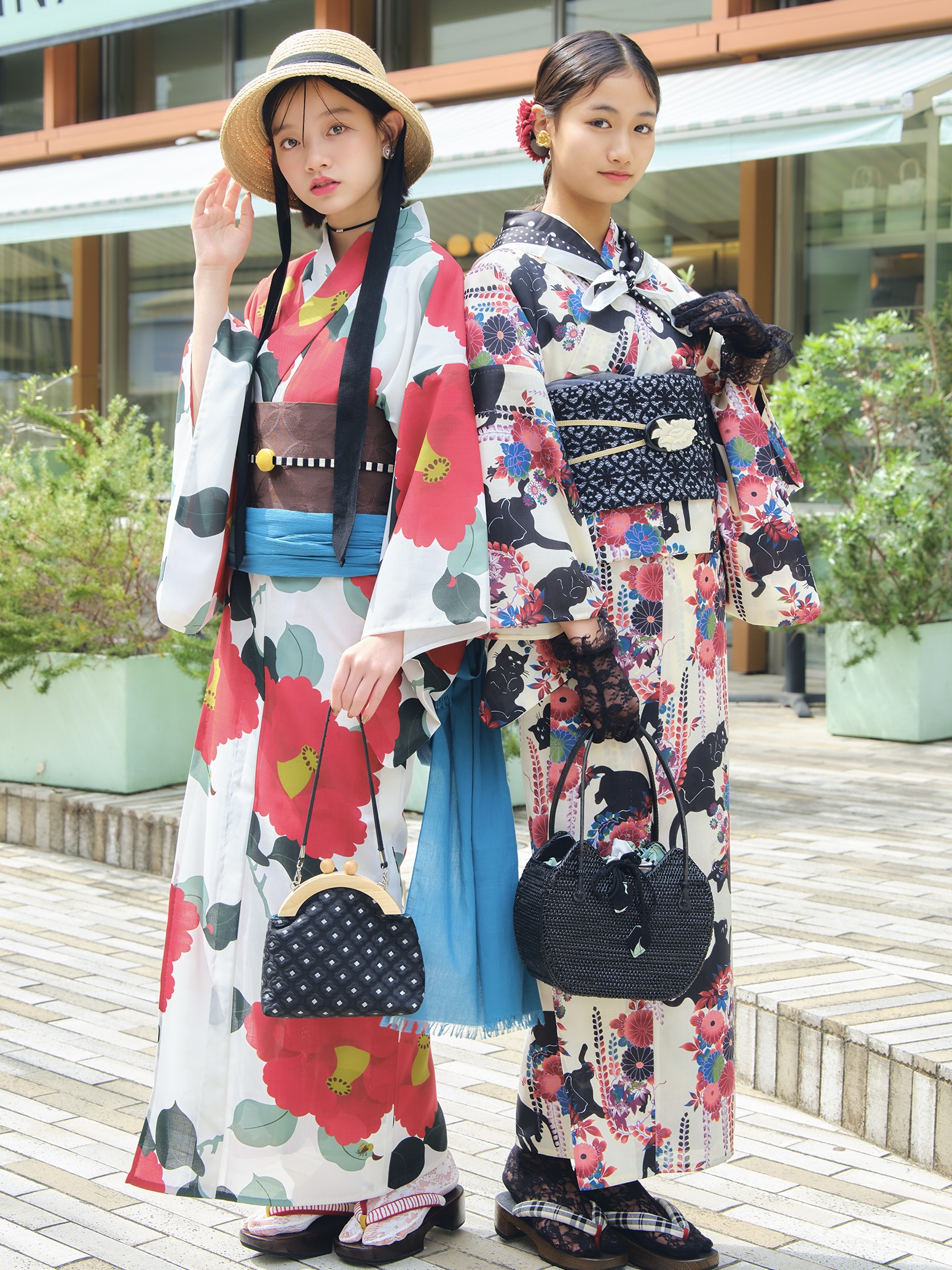 3602おしゃれ浴衣　洋服感覚で遊ぶ 綿浴衣”タコ” 《👘男女共通柄です》 2025 S/S Yukata Collection