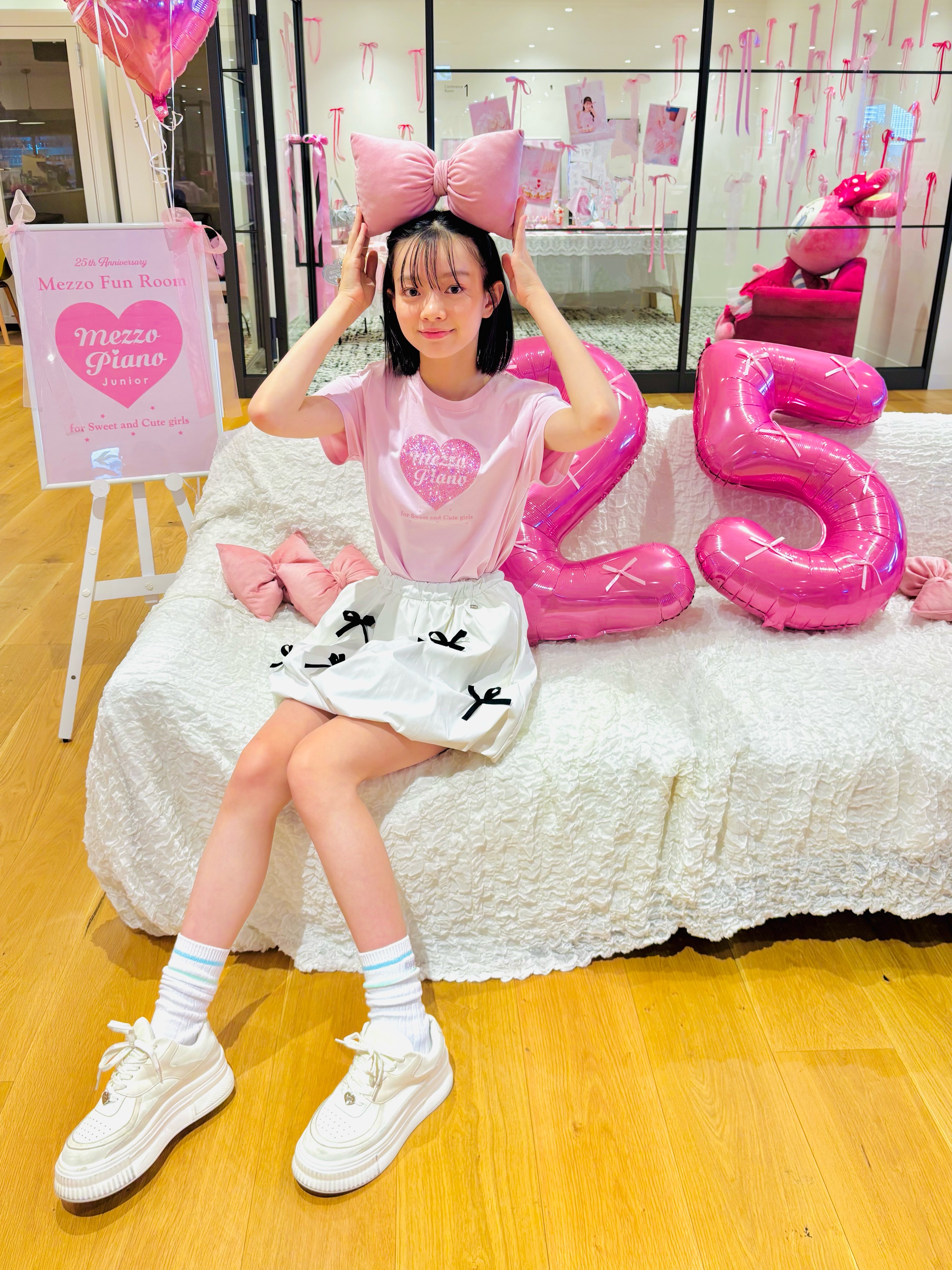 藤田 蒼果☆ブログ】ミナキュート＆メゾ ピアノ ジュニアの展示会へ