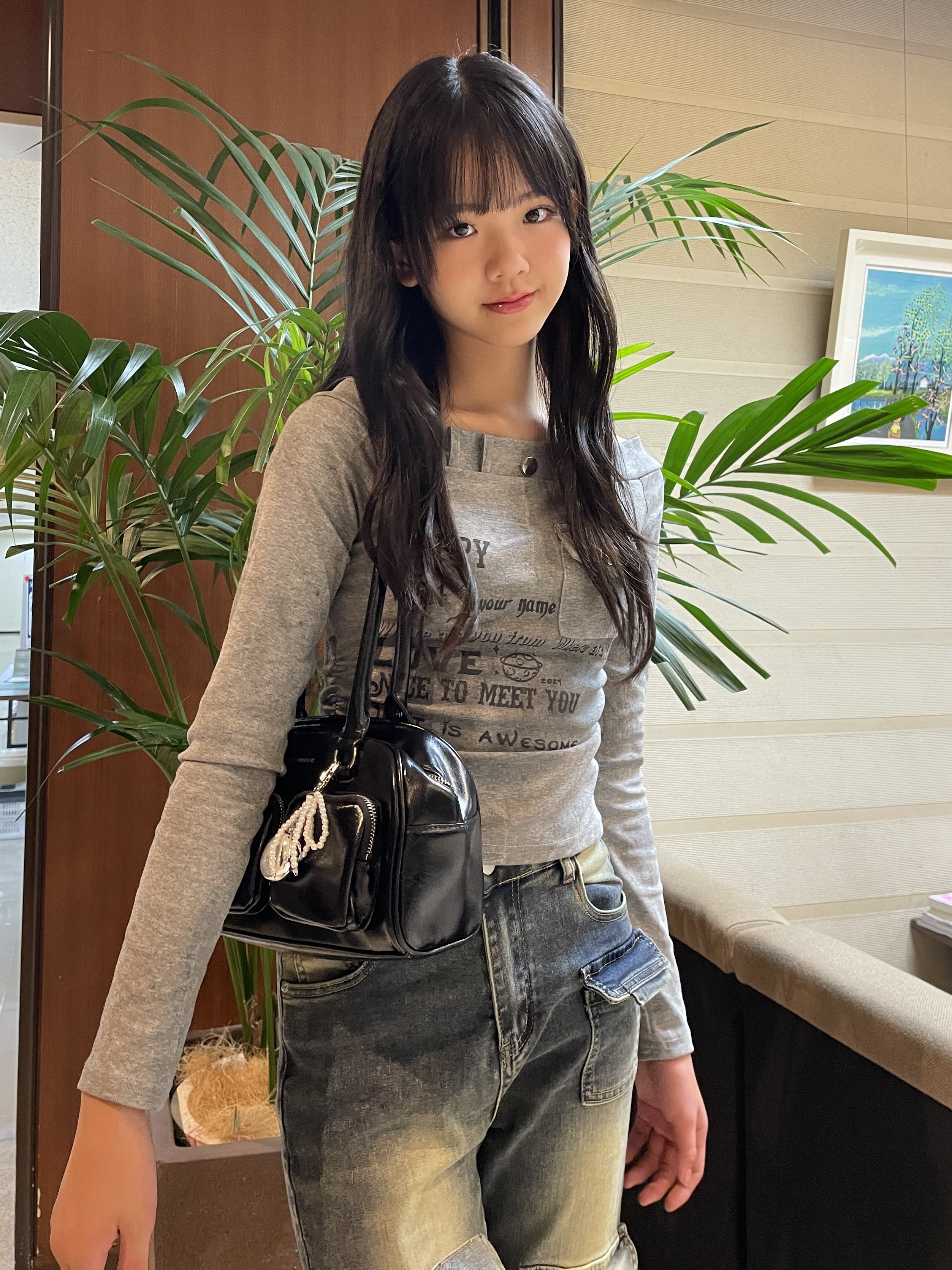 高速ターミナルのオトナっぽ韓国コーデ♡【プチ㋲私服スナップ／山腰