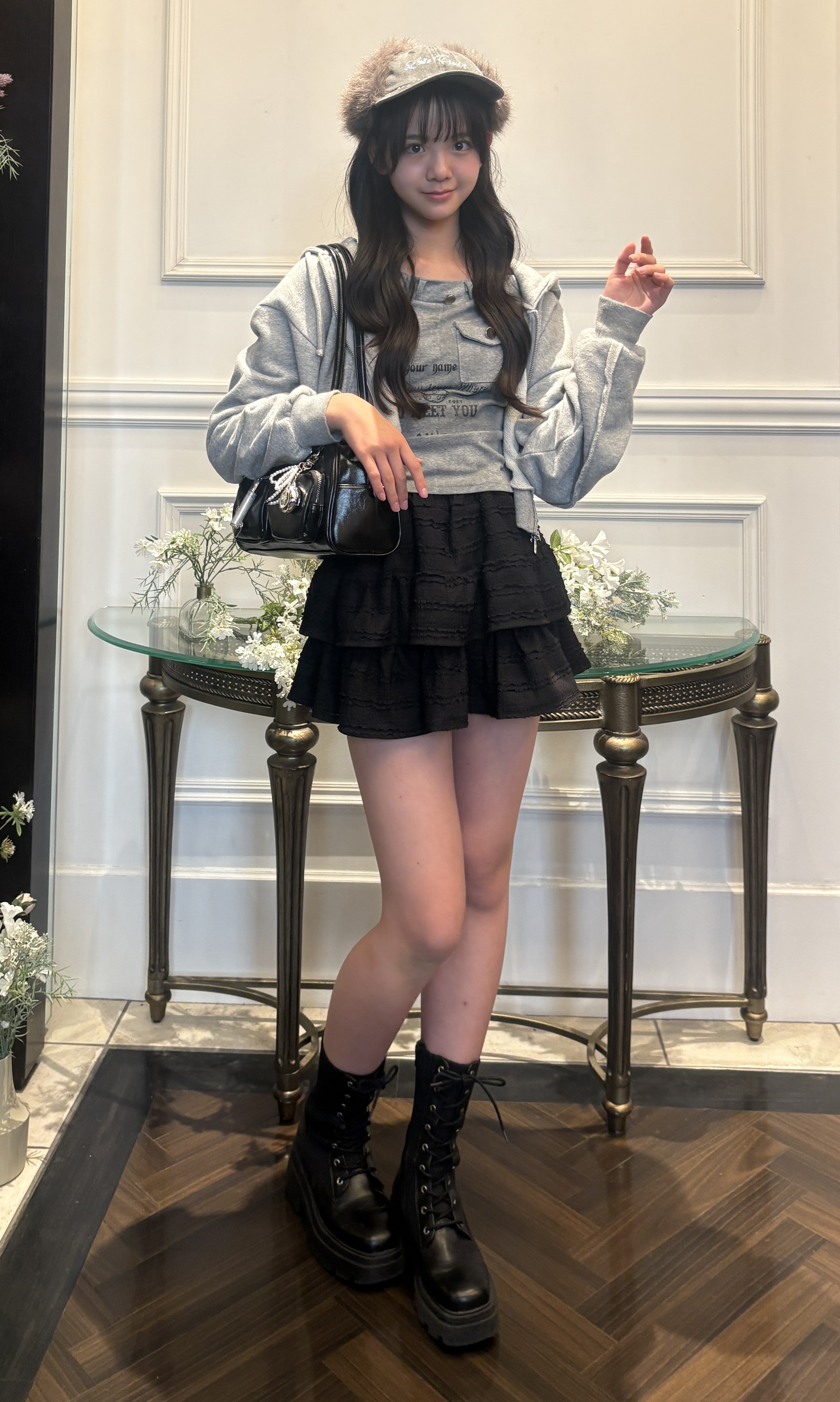 甘さも忘れない♡リサのカジュアルストリート！【プチ㋲私服スナップ