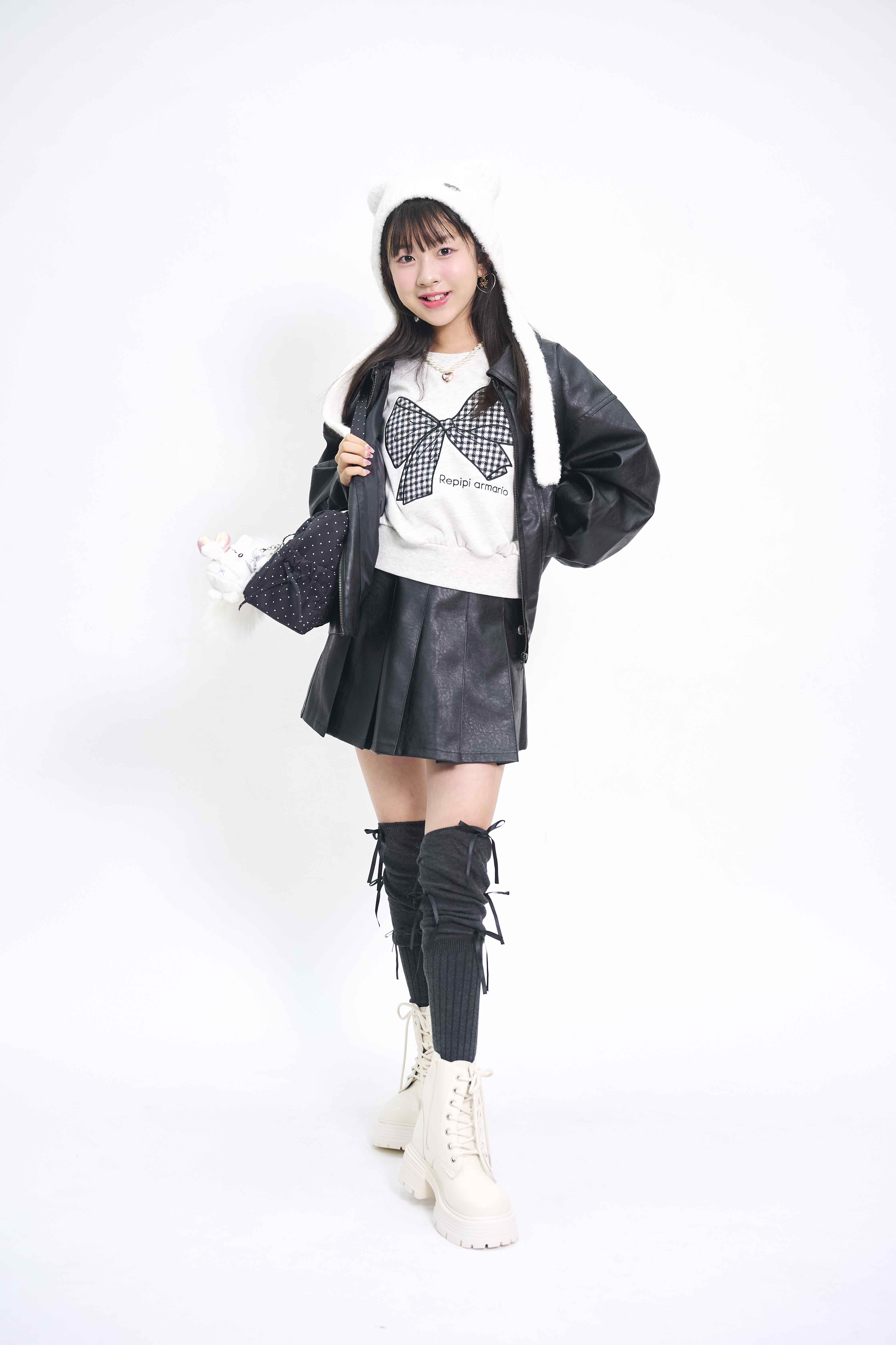 美品】①ピンクラテ ジャケット ②レピピアルマリオ スカート＆リボン