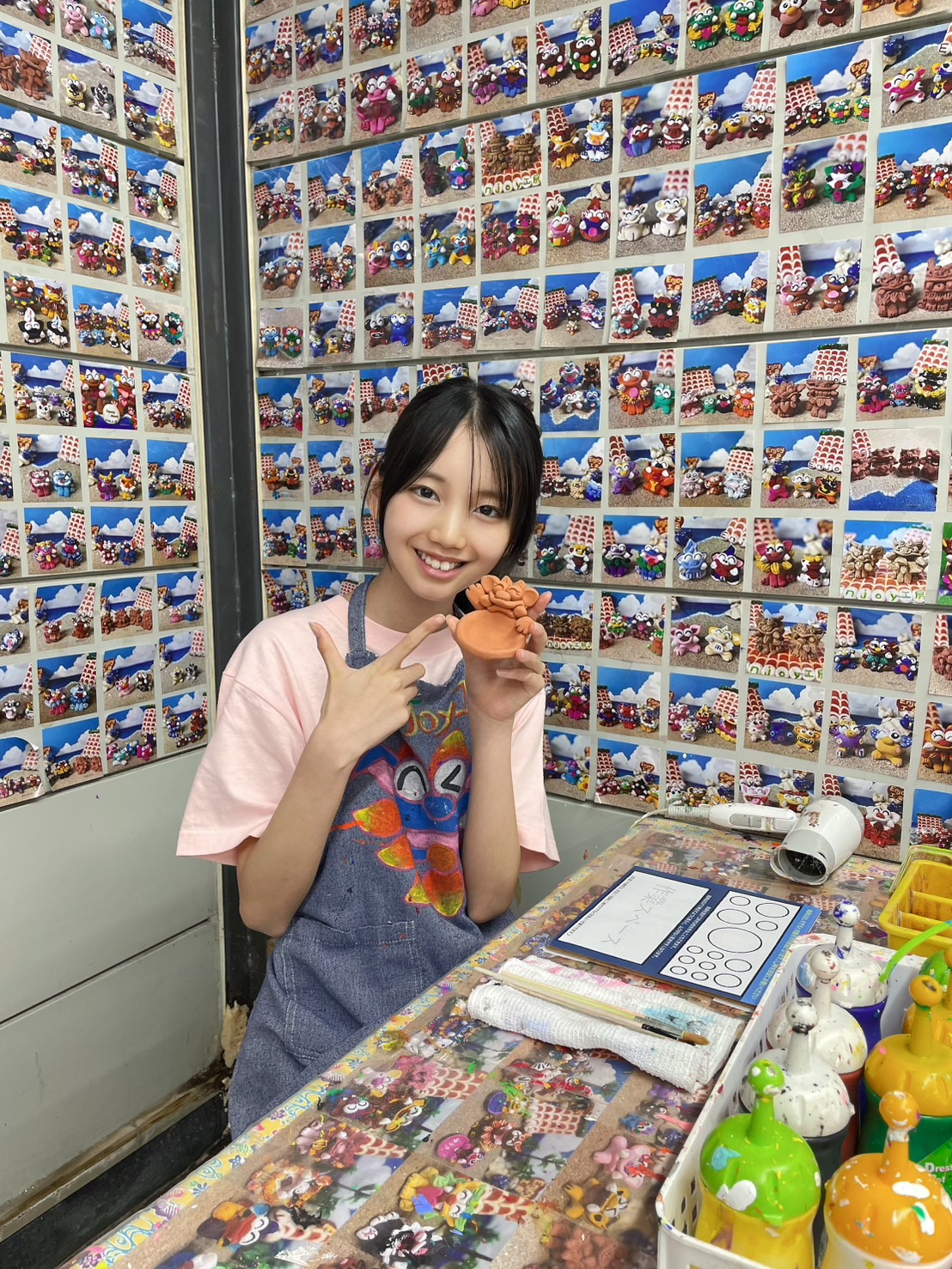 佐々木 紬☆ブログ】沖縄でシーサーの絵付け体験やジャングリアで沖縄