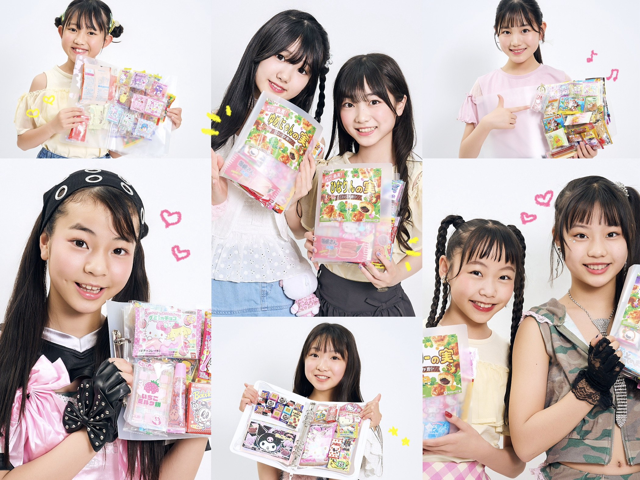 小学生読者モデル18名のお菓子帳大公開☆】ファイルや貼り方など作り方